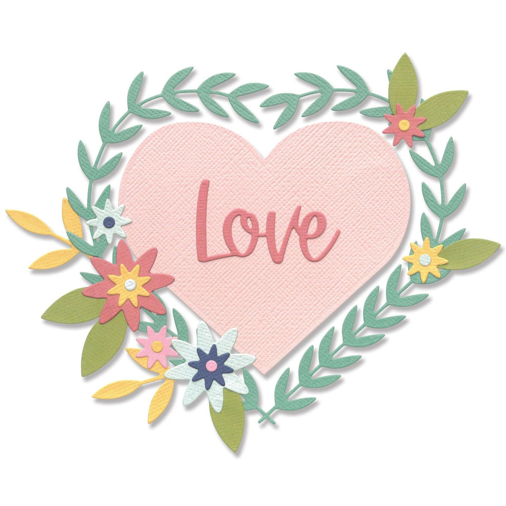 Sizzix • thinlits die set hello love by lisa jones