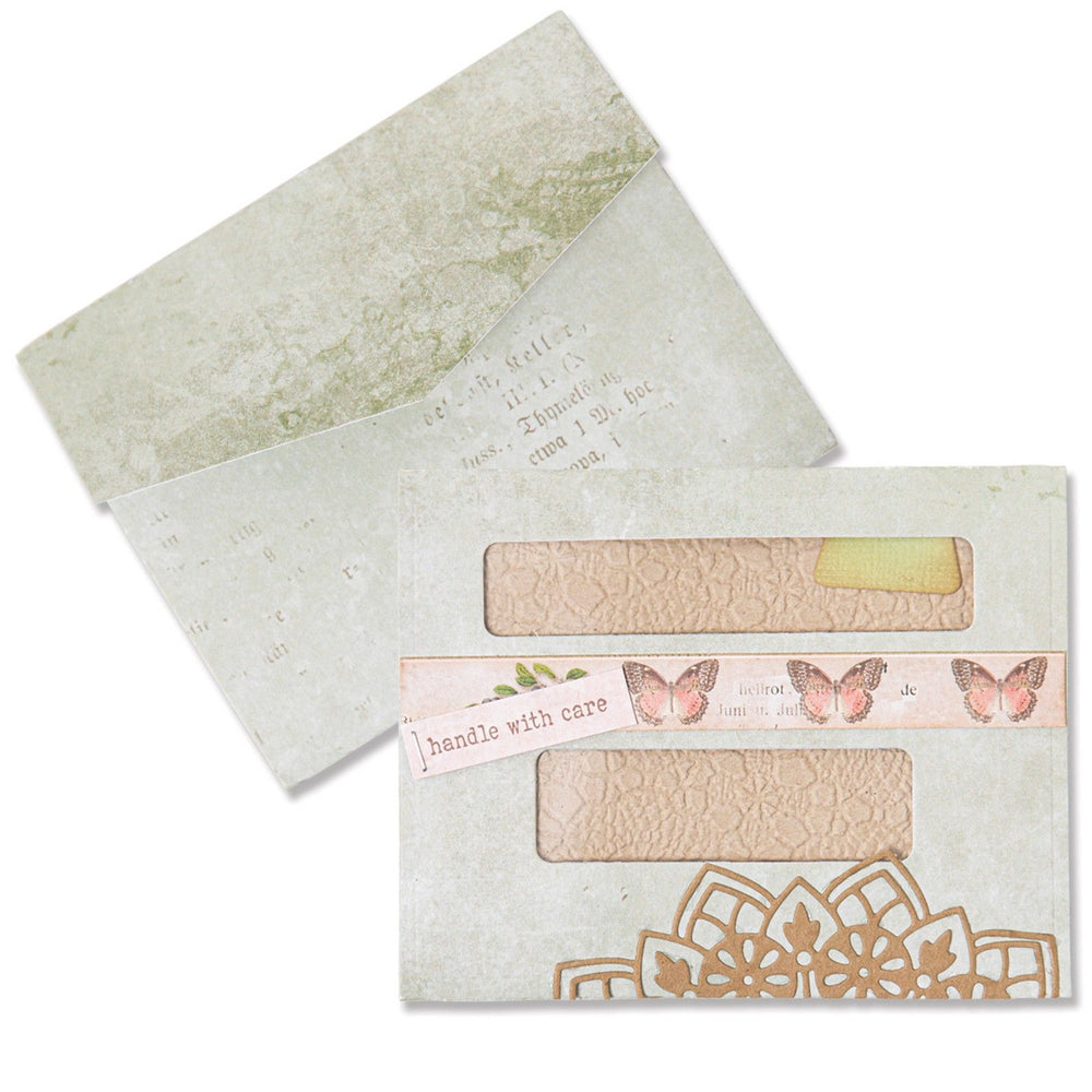 Sizzix • thinlits die set journaling card windows by eileen hull