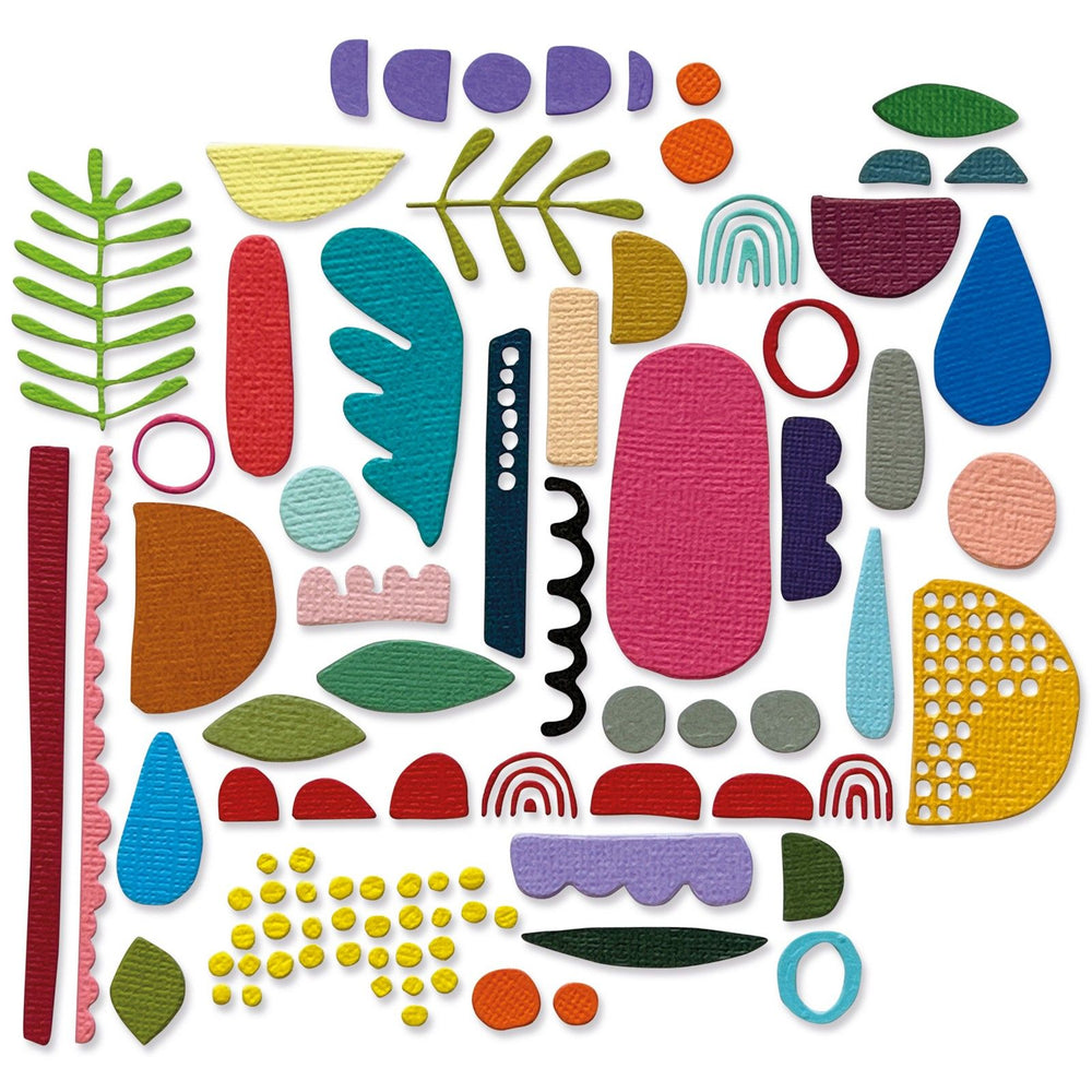 Sizzix • tim holtz thinlits die set abstract elements 43pcs