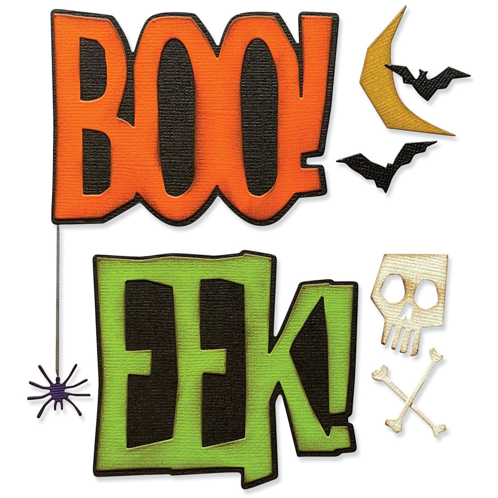 Sizzix • tim holtz thinlits die set big frights