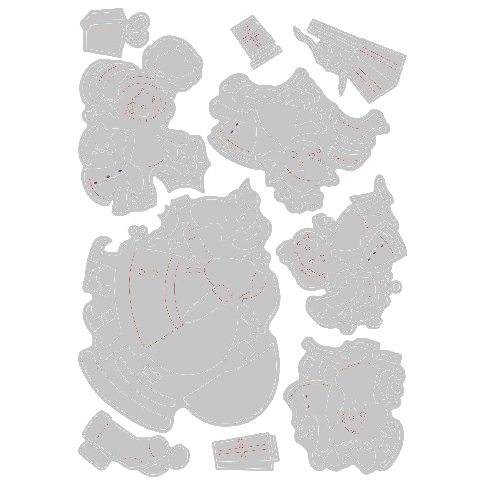Sizzix • thinlits die set santa elves