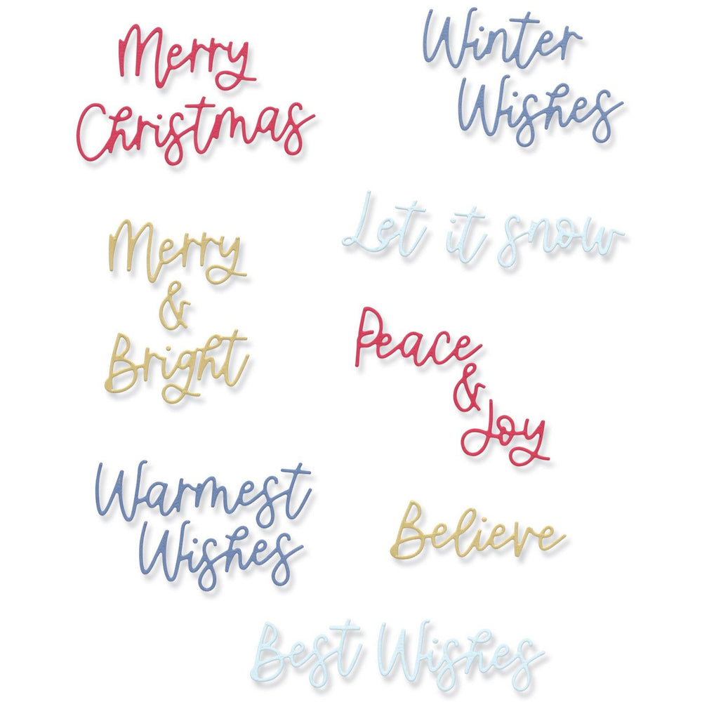 Sizzix • thinlits die set variety sentiments #2