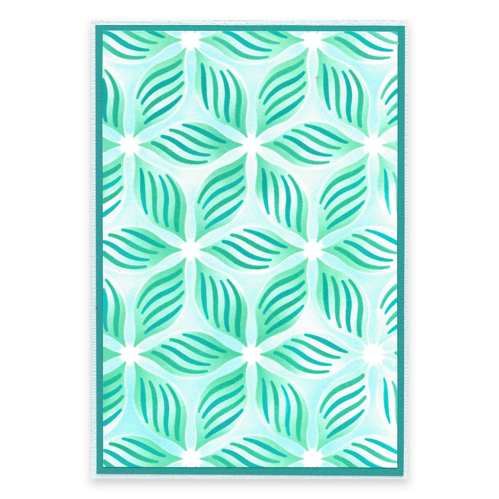 Sizzix • layered stencils a6 defined petals 4pcs