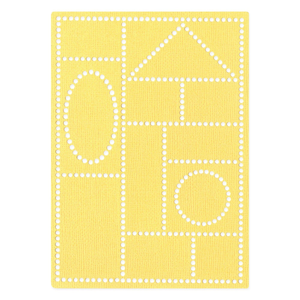 Sizzix • thinlits die set faux postage 2pcs
