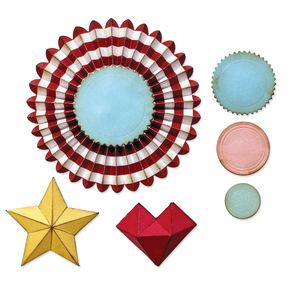 Sizzix • vault rosettes by tim holtz