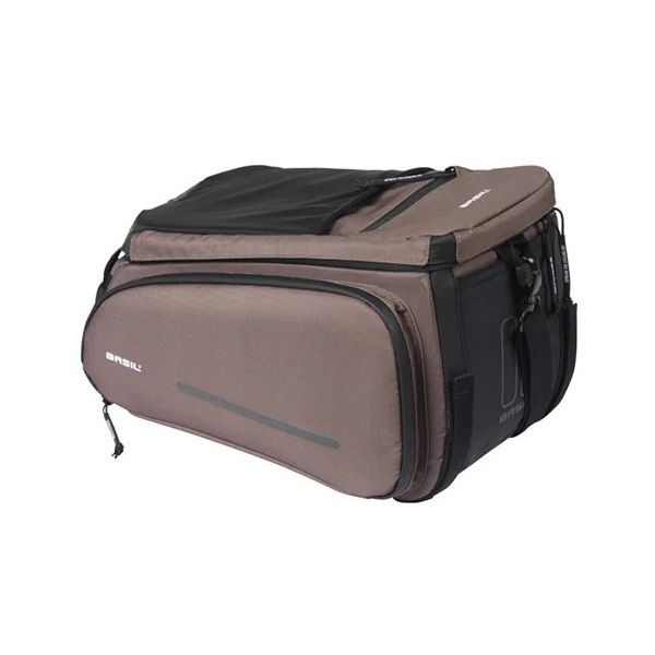 Basil gepäckträgertasche move trunkbag move velcr tape fastening brown