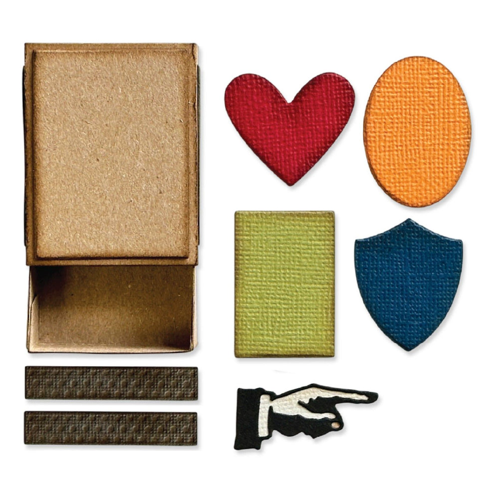 Sizzix • vault matchbox by tim holtz
