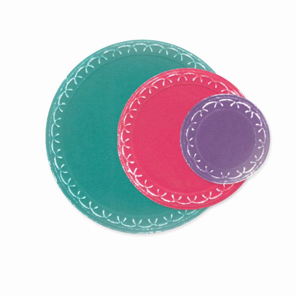 Sizzix • framelits die set fanciful alena arched circles 9pcs