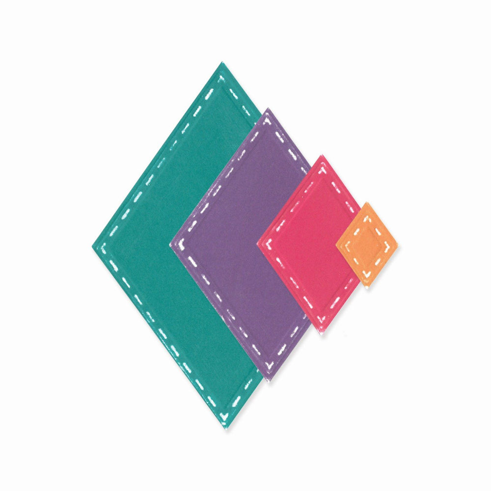 Sizzix • framelits die set fanciful katy deco diamonds 13pcs