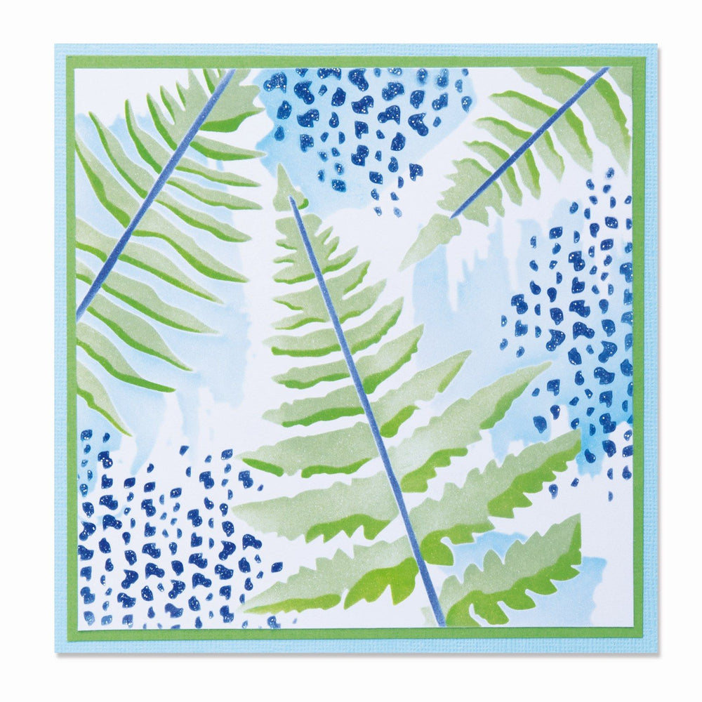Sizzix • layered stencil fern 4pcs