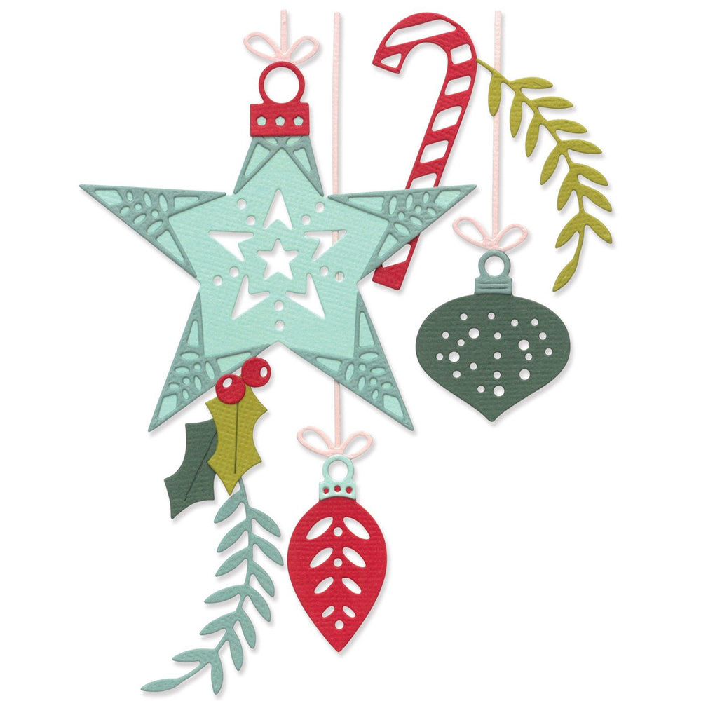 Sizzix • thinlits die set festive decorations 15pcs
