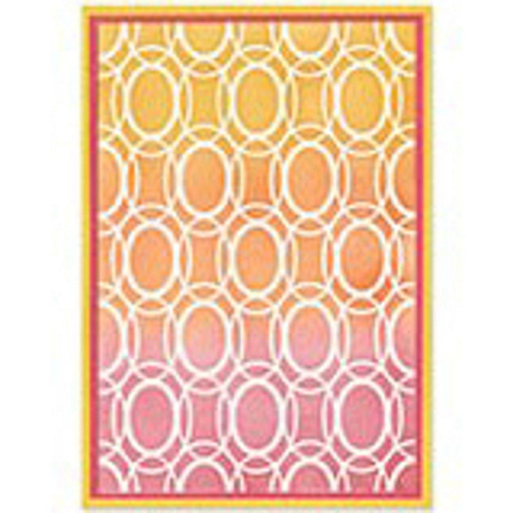 Sizzix • stencil a6 cosmopolitan golden rings nr.2