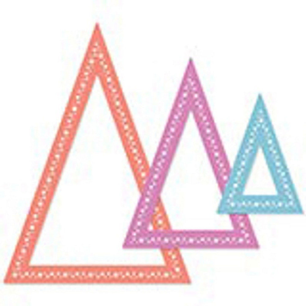 Sizzix • framelits die set patti's perfect triangles 16pcs