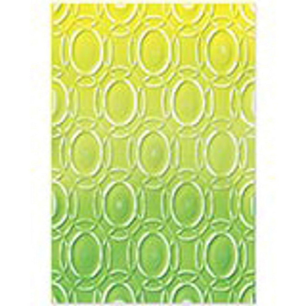 Sizzix • 3d textured impressions embossing folder cosmopolitan golden rings