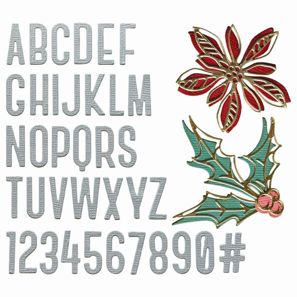 Sizzix • tim holtz thinlits die set vault seasonal sketch 43pcs