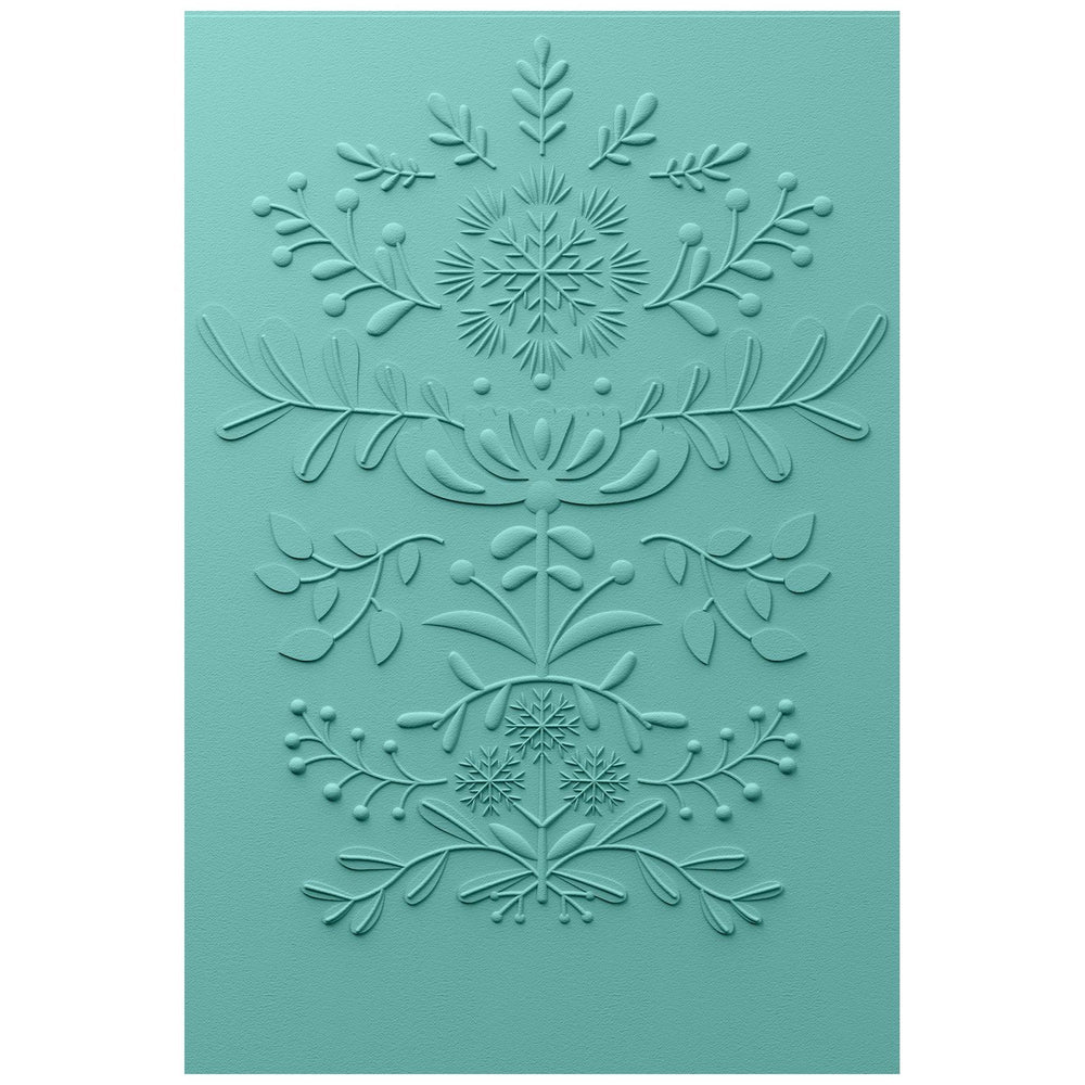 Sizzix • 3d textured impressions embossing folder yuletide