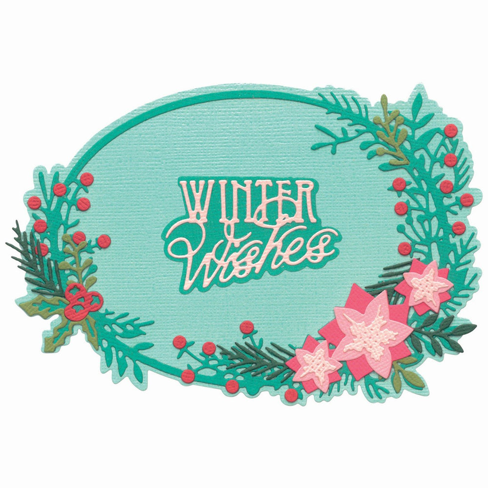 Sizzix • thinlits die set winter wishes nr.2 14pcs