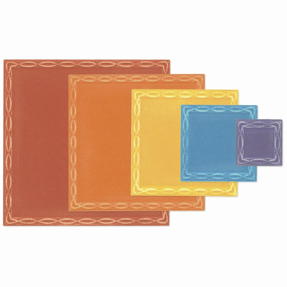Sizzix • fanciful framelits die set yvette interlaces squares 11pcs