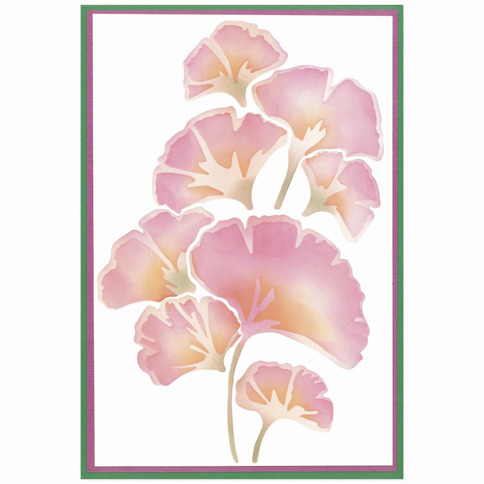 Sizzix • cosmopolitan stencil a5 inspire adornment 2pcs