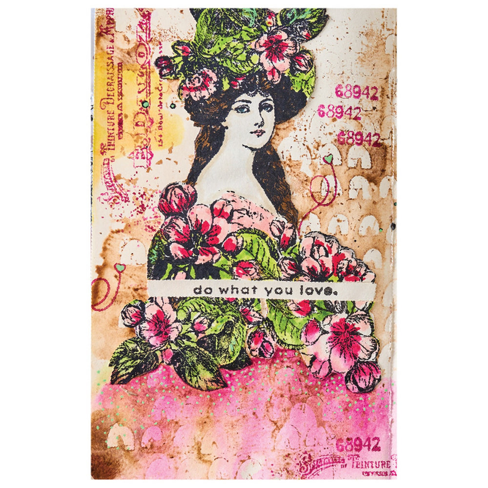 Sizzix • studio stamps set 11pcs 3pcs stencils feed your soul by cat kerr
