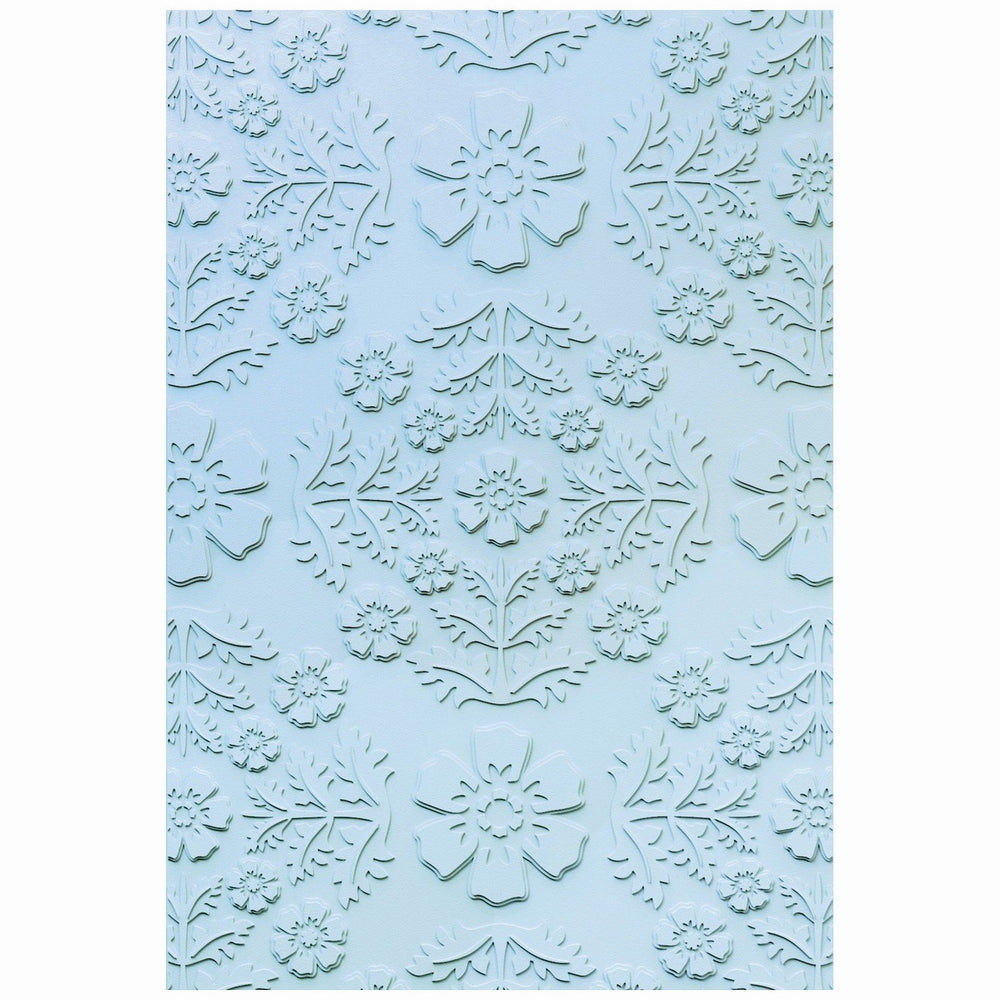 Sizzix • textured impressions embossing folder a5 floral damask