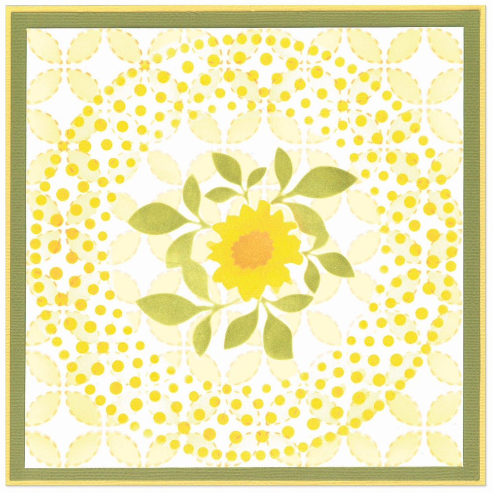 Sizzix • layered stencils plate pattern 4pcs
