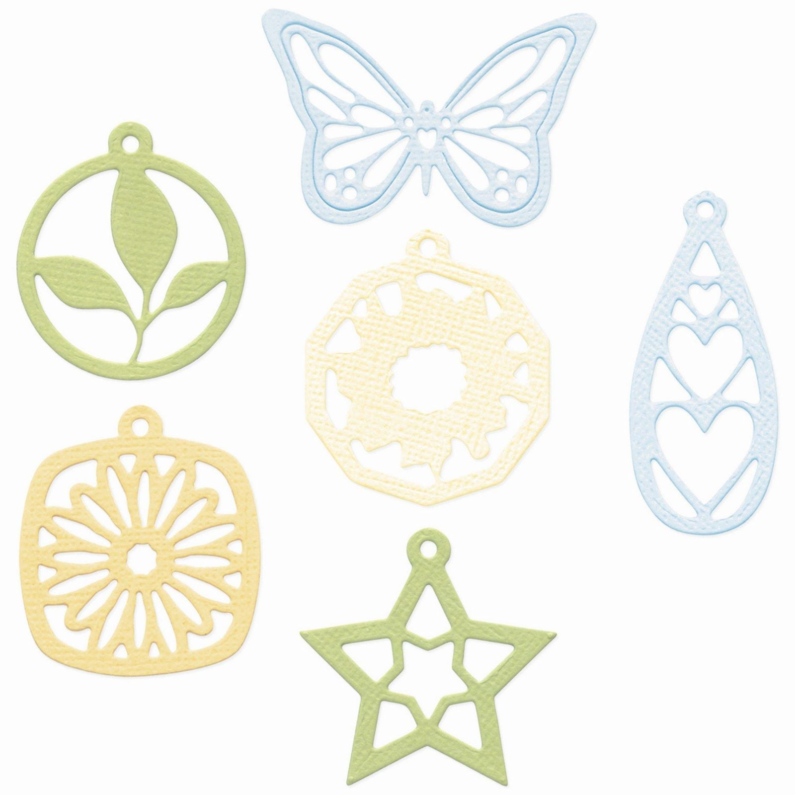 Sizzix • thinlits die set charms 6pcs