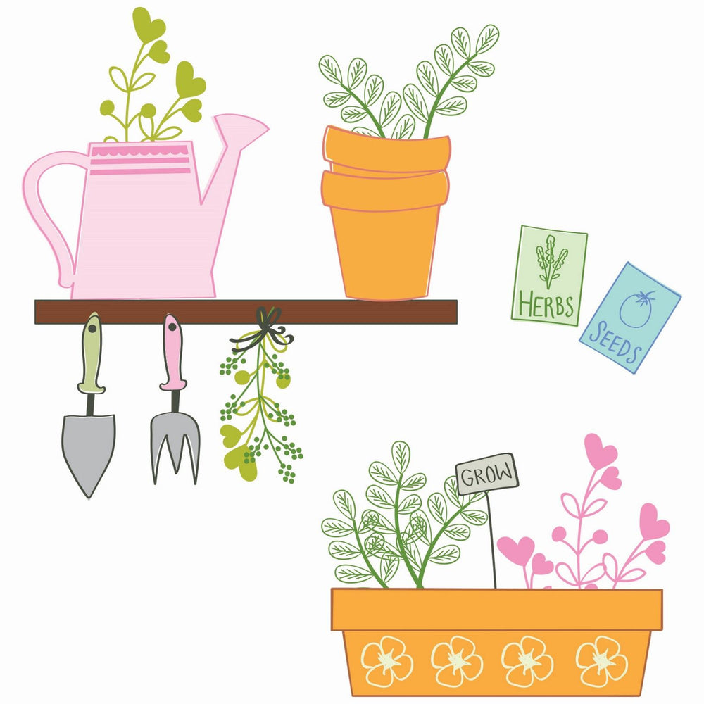 Sizzix • clear stamps greenhouse finds 14pcs