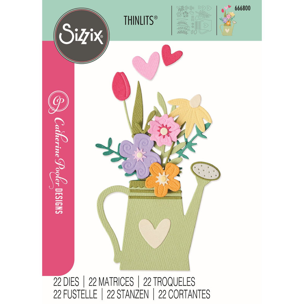 Sizzix • thinlits dies sprinkled with love 22pcs