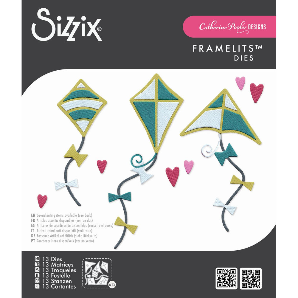 Sizzix • framelits die set 13pcs sky’s the limit nr2 by catherine pooler
