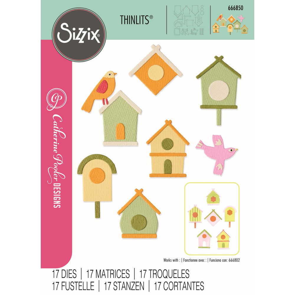 Sizzix • thinlits die set good place to land nr.2 17pcs