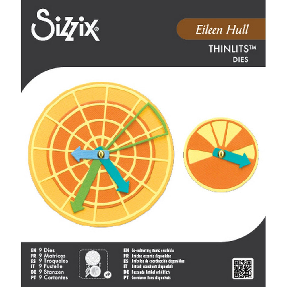 Sizzix • thinlits 9pcs die set rainbow wheels by eileen hull