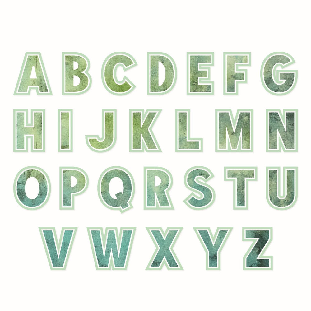 Sizzix • thinlits die set 52pcs this or that 2 inch alphabet by 49 and market