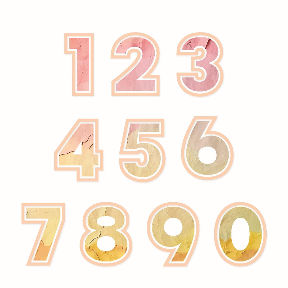 Sizzix • thinlits die set 20pcs this or that 2 inch numbers by 49 and market