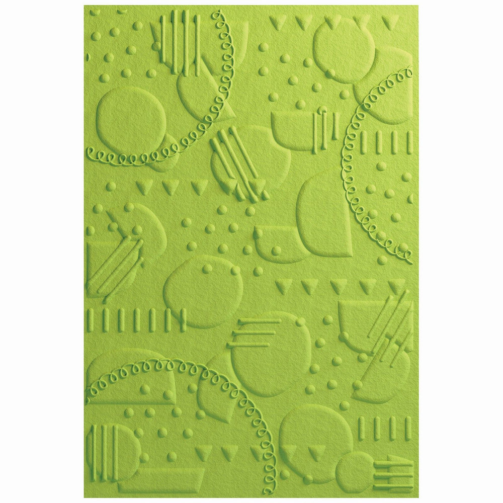 Sizzix • 3d textured impressions embossing folder on the spot by catherine pooler