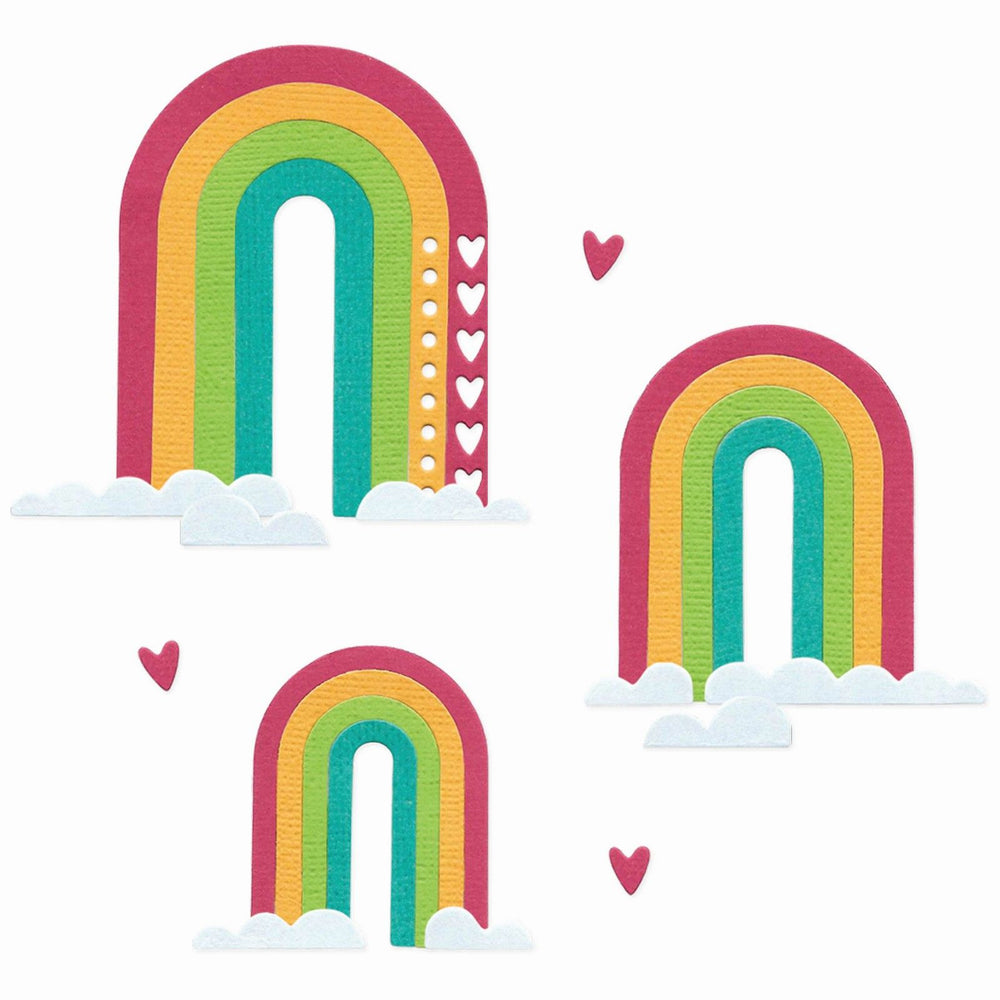 Sizzix • thinlits die set rainbow arches by catherine pooler 14pcs