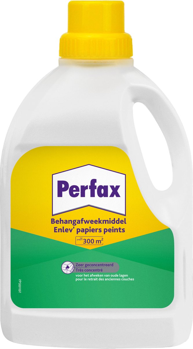 Perfax behangafweek 1000ml | behang afweek afweekmiddel verwijderaar | 150m behang verwijderaar