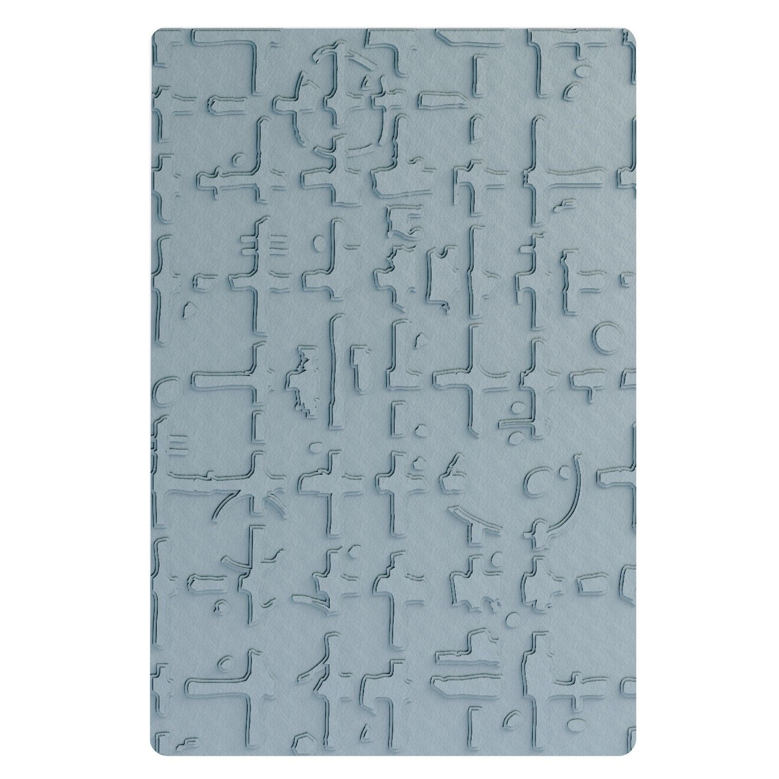 Sizzix • multi-level embossing folder grid graph by seth apter