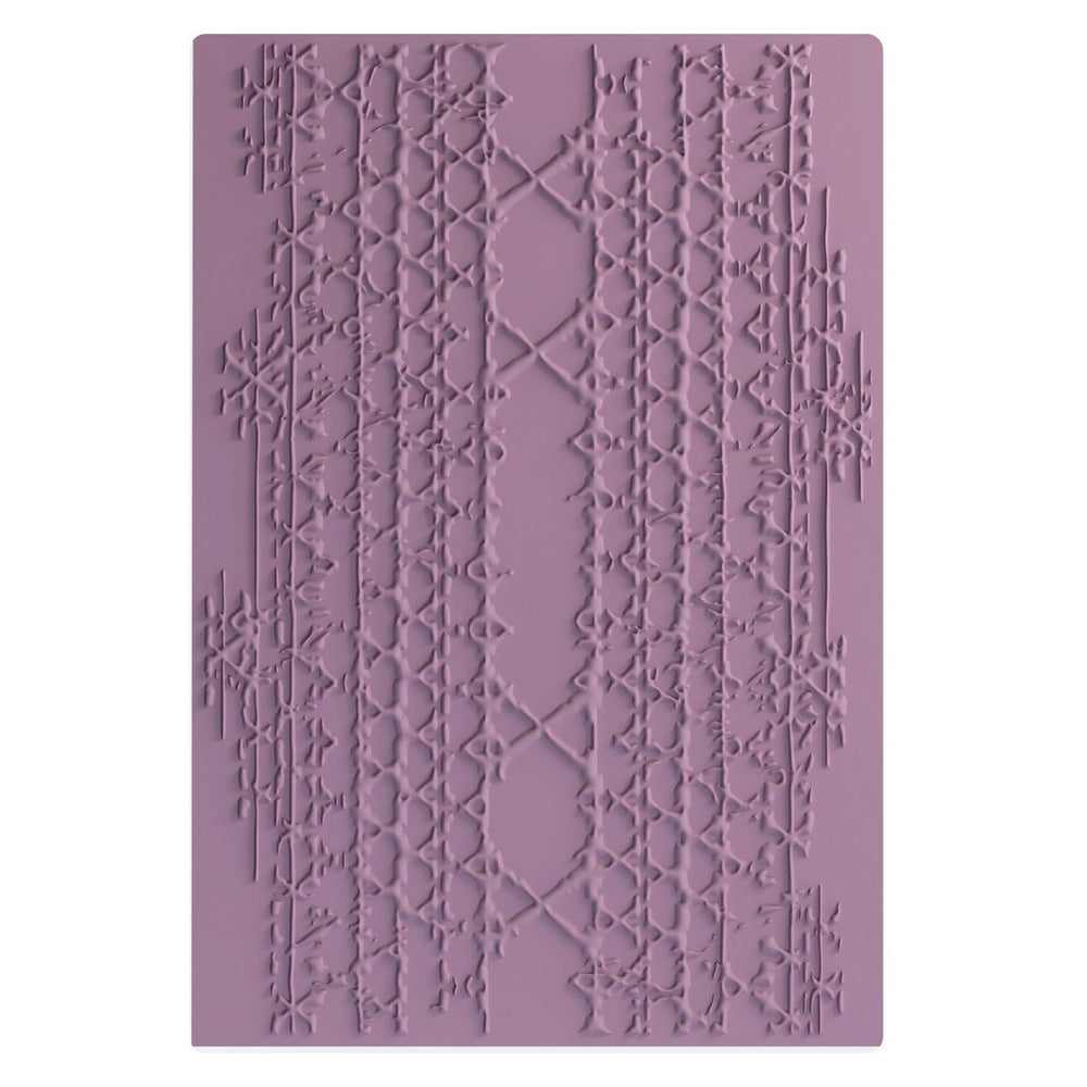 Sizzix • 3-d textured impressions embossing folder magic mesh by seth apter
