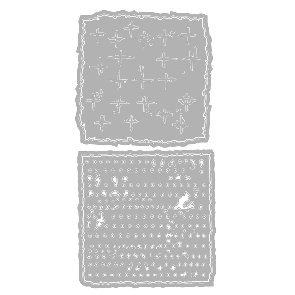 Sizzix • thinlits die set 4pcs paper cutz #2 by seth apter