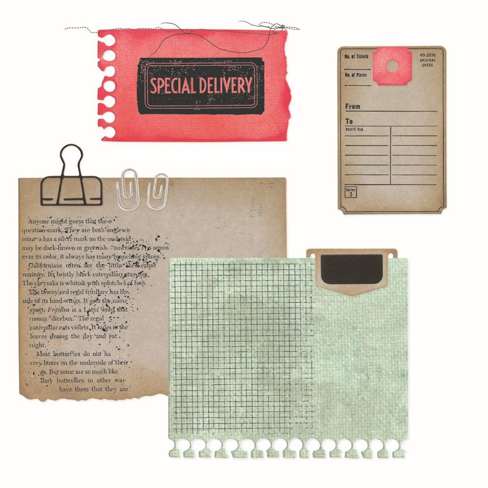 Sizzix • clear stamps set 10pcs 10pcs framelits creative combos by 49 market