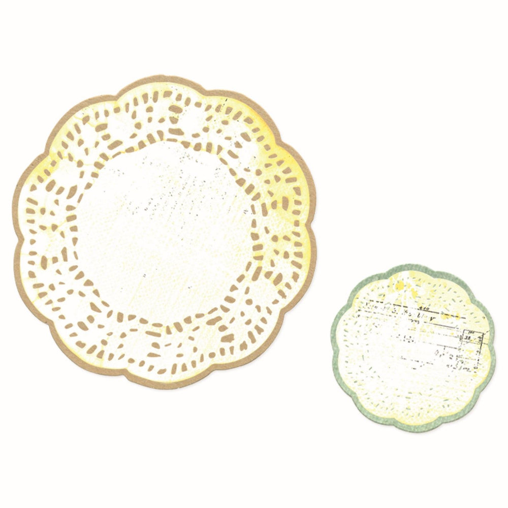 Sizzix • thinlits die set 4pcs doily duo by 49 market