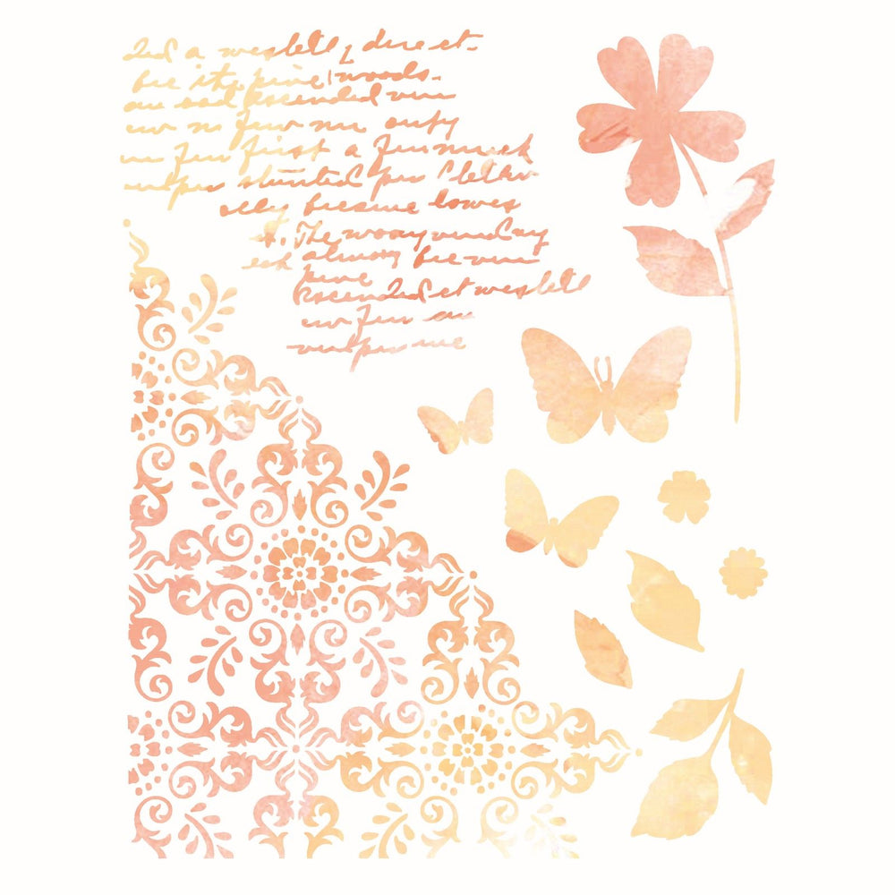 Sizzix • a4 stencil 1pcs petal play by 49 market