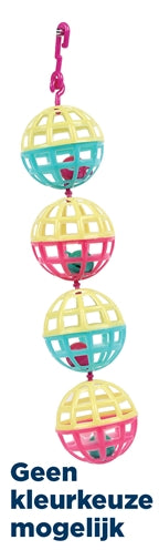 Vrolijk huisdierplezier op de kermis met multi-ball speelgoed