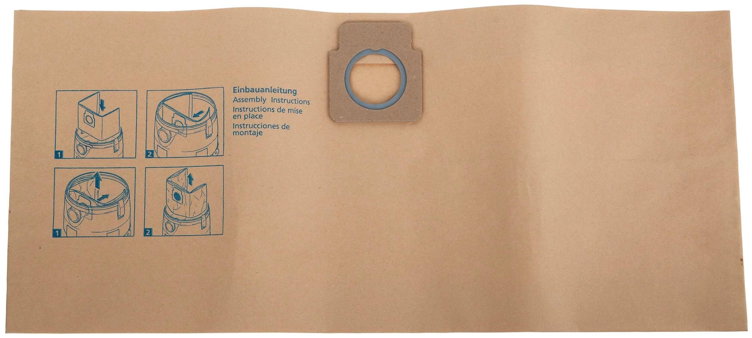 Nilfisk staubsaugerbeutel filter bag 1-ply 5pcs f.turbo gt