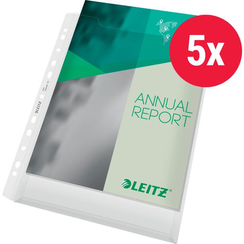 Leitz premium showtassen a4 glashelder transparant 180 micron pp (polypropeen) b