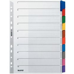 Tabbladen leitz 43210000 grijs, 1 set