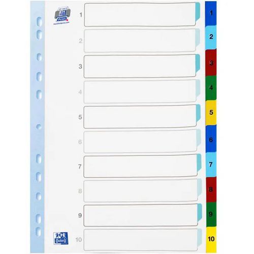 Tabbladen oxford a4 10 stuks