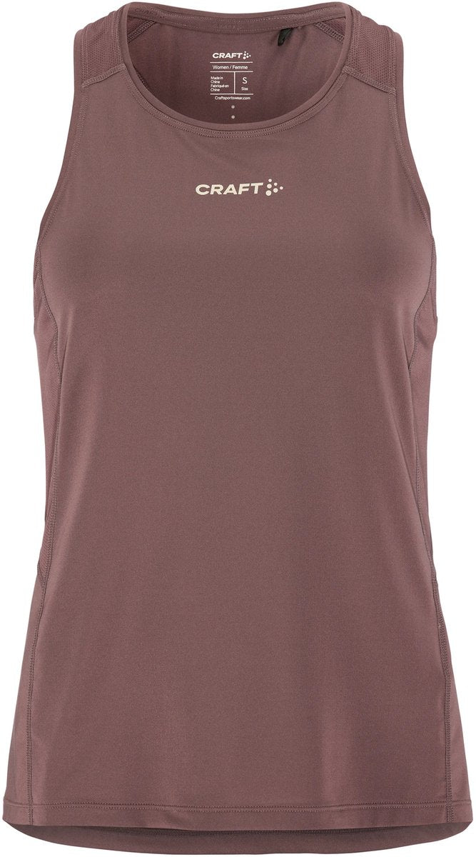 Craft adv essence singlet 2 w dames sportshirt - flint