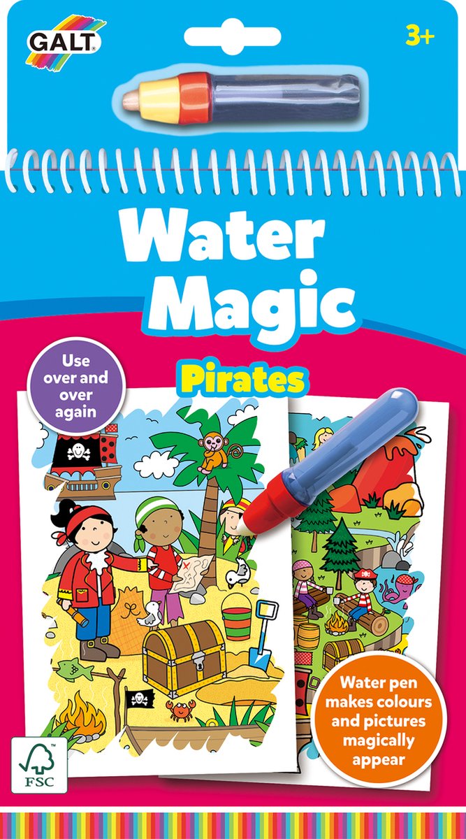 Galt toys water magic - piraten, 3y+